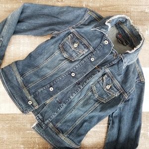 DIESEL | Distressed Denim Jean Jacket
